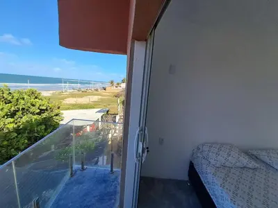 Uma varanda ou terraço em Vista Mar Emboaca