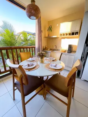 Uma varanda ou terraço em Praimar