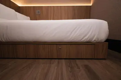 Uma cama ou camas num quarto em W Airport Rooms Fortaleza