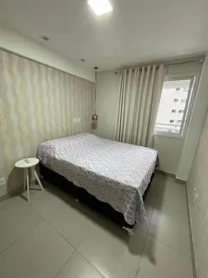 A planta de Flat 2 quartos a 50m da praia perto da feirinha