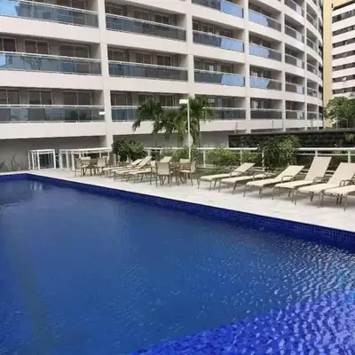 Flat 2 quartos a 50m da praia perto da feirinha