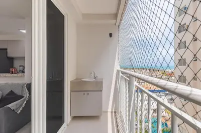 Uma varanda ou terraço em Mirante #807 - Praia do Futuro por Carpediem