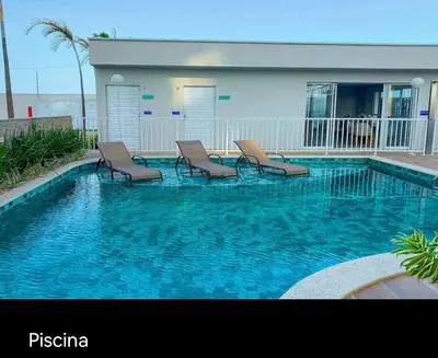 A piscina em ou perto de Apartamento Praia do Futuro