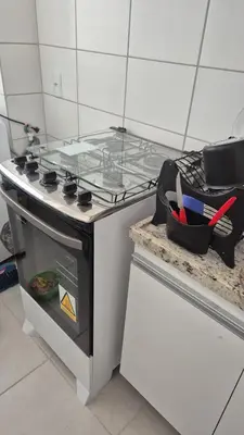 A cozinha ou kitchenette de Apartamento Praia do Futuro