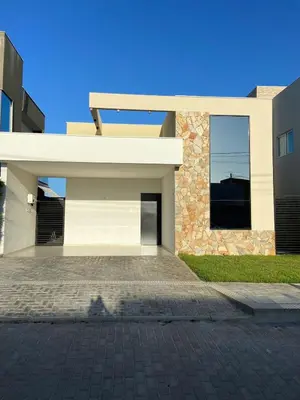 O edifício onde a casa de férias está situado