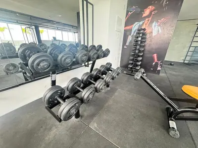 O centro de fitness e/ou as comodidades de fitness de Melhor Ap em Sobral de frente ao Shopping
