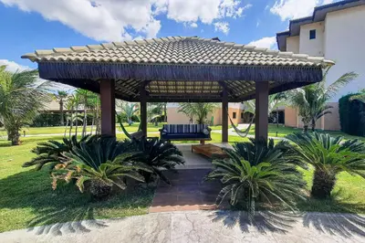 A planta de VG Sun Cumbuco Flat 4 Pessoas WiFi Lava e Seca