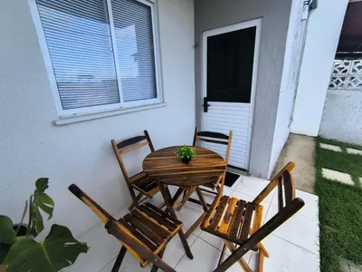Um pátio ou outra área exterior em Paraíso em Aquiraz - Paz, Sol e Mar ao seu Alcance