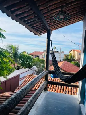Uma varanda ou terraço em Blue Day