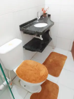 Uma casa de banho em Wind Villa Cumbuco - Casa
