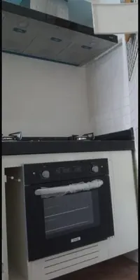 A cozinha ou kitchenette de Apartamento com vista Beira-Mar