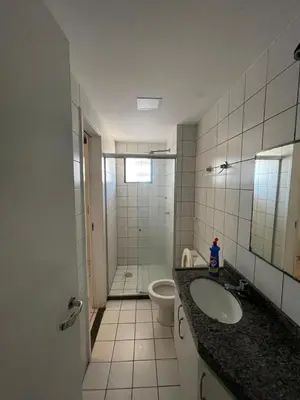 Uma casa de banho em Apartamento Costa do Sol