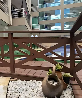 Uma varanda ou terraço em BP02 - Toda a família reunida no Cumbuco com piscina por Will