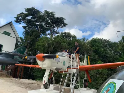 A planta de Chalé Pássaros - Guaramiranga