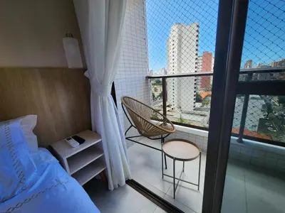Uma cama ou camas num quarto em 1204 · JSmart Novo, 1 suíte, Wi-Fi 450 mb, by CasaCris