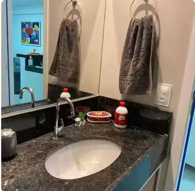 Uma casa de banho em Apartamento Meireles Praia de Iracema e Beira mar