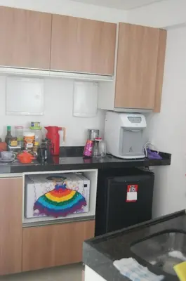 A cozinha ou kitchenette de Apartamento Meireles Praia de Iracema e Beira mar