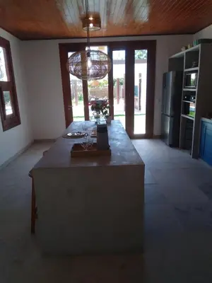 A cozinha ou kitchenette de Villas de Guajirú, Casa 2