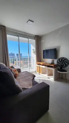 Uma televisão e/ou sistema de entretenimento em Mirante Clube - Praia do Futuro