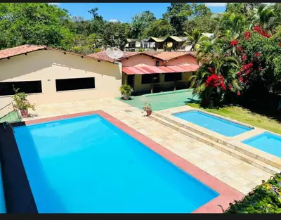 A piscina em ou perto de Chalé Bella Vista