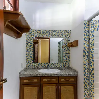 A planta de Casa de Praia com Piscina - Guajiru - Flecheiras