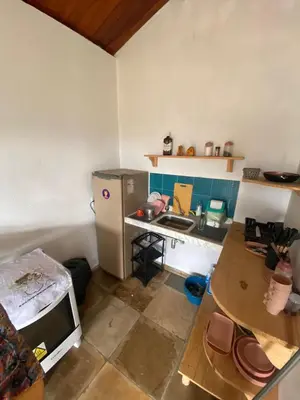 A planta de Loft Rústico