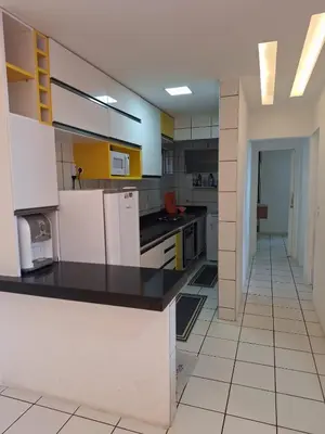 A cozinha ou kitchenette de Apartamento para temporada Beira Mar