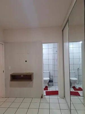 Uma casa de banho em Apartamento para temporada Beira Mar