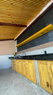 A cozinha ou kitchenette de Praiana house
