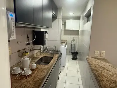 A cozinha ou kitchenette de Atlantic Ocean Residence Sea
