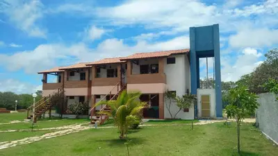 O edifício onde o hotel está situado