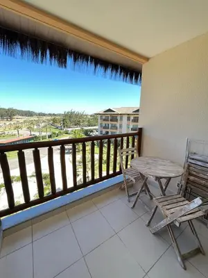 Uma varanda ou terraço em Vg sun cumbuco 2 by Ceará Flats