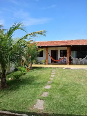 Um jardim no exterior de Cantinho do sossego
