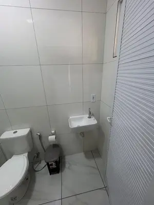 Uma casa de banho em casa de praia oasis beach