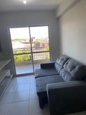 Uma área de estar em Apartamento 3 quartos, Fortaleza