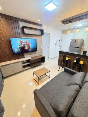 A cozinha ou kitchenette de Melhor AP em Sobral de frente ao Shopping