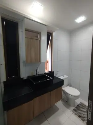 Uma casa de banho em Frente mar cumbuco