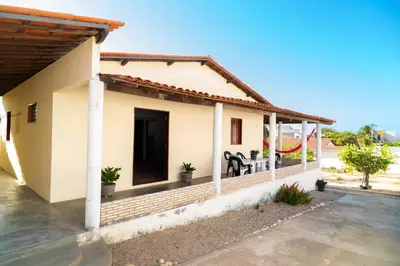 O edifício onde a casa de férias está situado