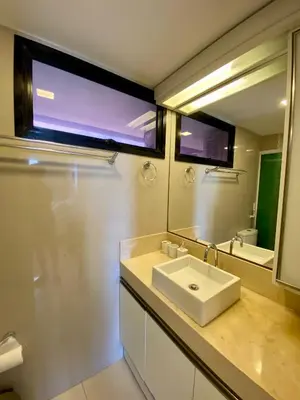 Uma casa de banho em Nobless Flat Beira Mar