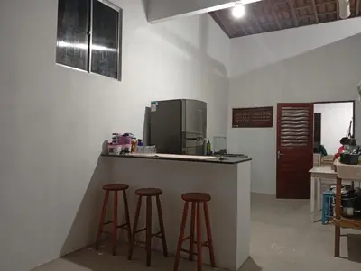 A cozinha ou kitchenette de Casa de Praia - Icapui - Ce - Praia de Requenguela