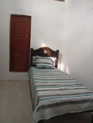 Uma cama ou camas num quarto em Casa de Praia - Icapui - Ce - Praia de Requenguela
