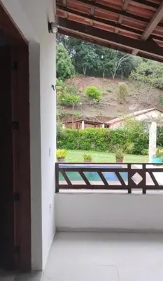 Uma varanda ou terraço em Sítio Jacutinga 2025