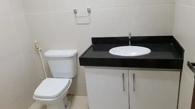 A planta de chega mais chalé vizinho a Praia das Fontes Beberibe