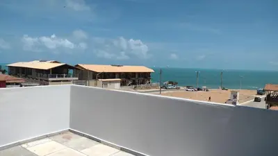 Uma vista do mar geral ou uma vista do mar a partir da casa de férias