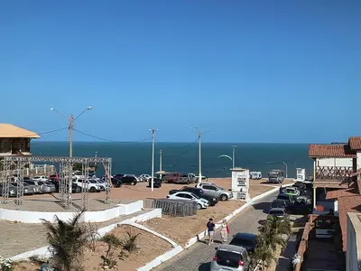 Uma vista do mar geral ou uma vista do mar a partir da casa de férias