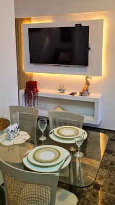 Uma televisão e/ou sistema de entretenimento em Hotel Brasil PREMIUM 604