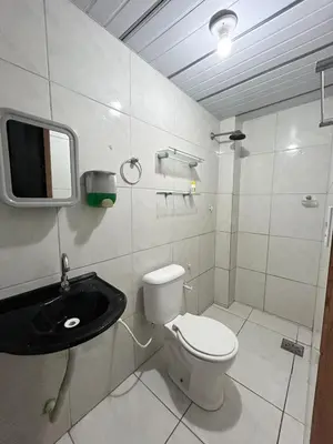 Uma casa de banho em Apartamento Para o Carnaval