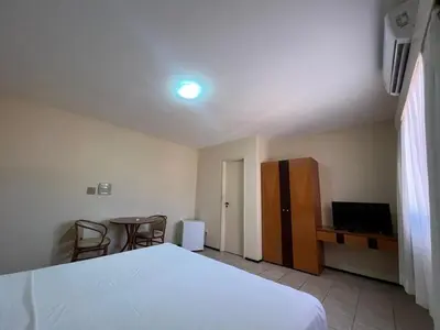 Uma cama ou camas num quarto em Paraíso no Aquaville Resort 1