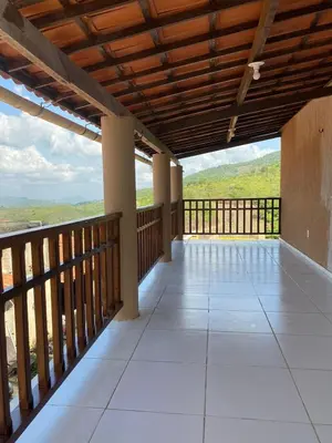 Uma varanda ou terraço em Casa na Serra de Pacoti