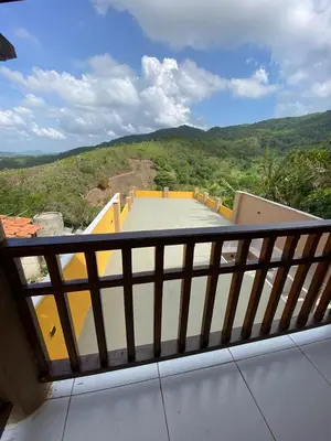 Uma varanda ou terraço em Casa na Serra de Pacoti